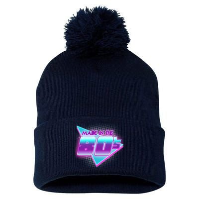 Made In The 80's Cool Retro 1980s Pom Pom 12in Knit Beanie