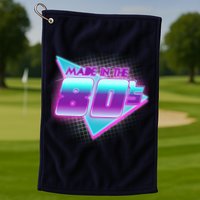 Made In The 80's Cool Retro 1980s Golf Towel