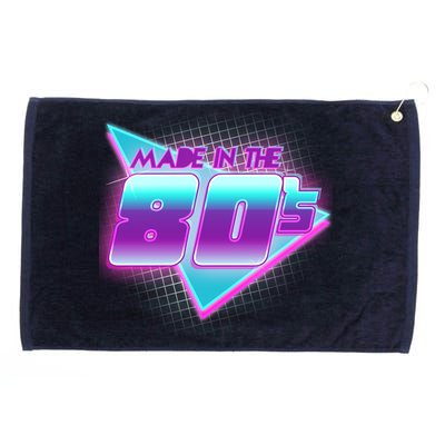 Made In The 80's Cool Retro 1980s Grommeted Golf Towel