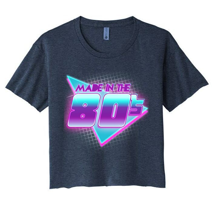 Made In The 80's Cool Retro 1980s Crop Top