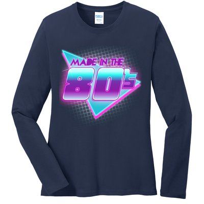 Made In The 80's Cool Retro 1980s Ladies Long Sleeve Shirt
