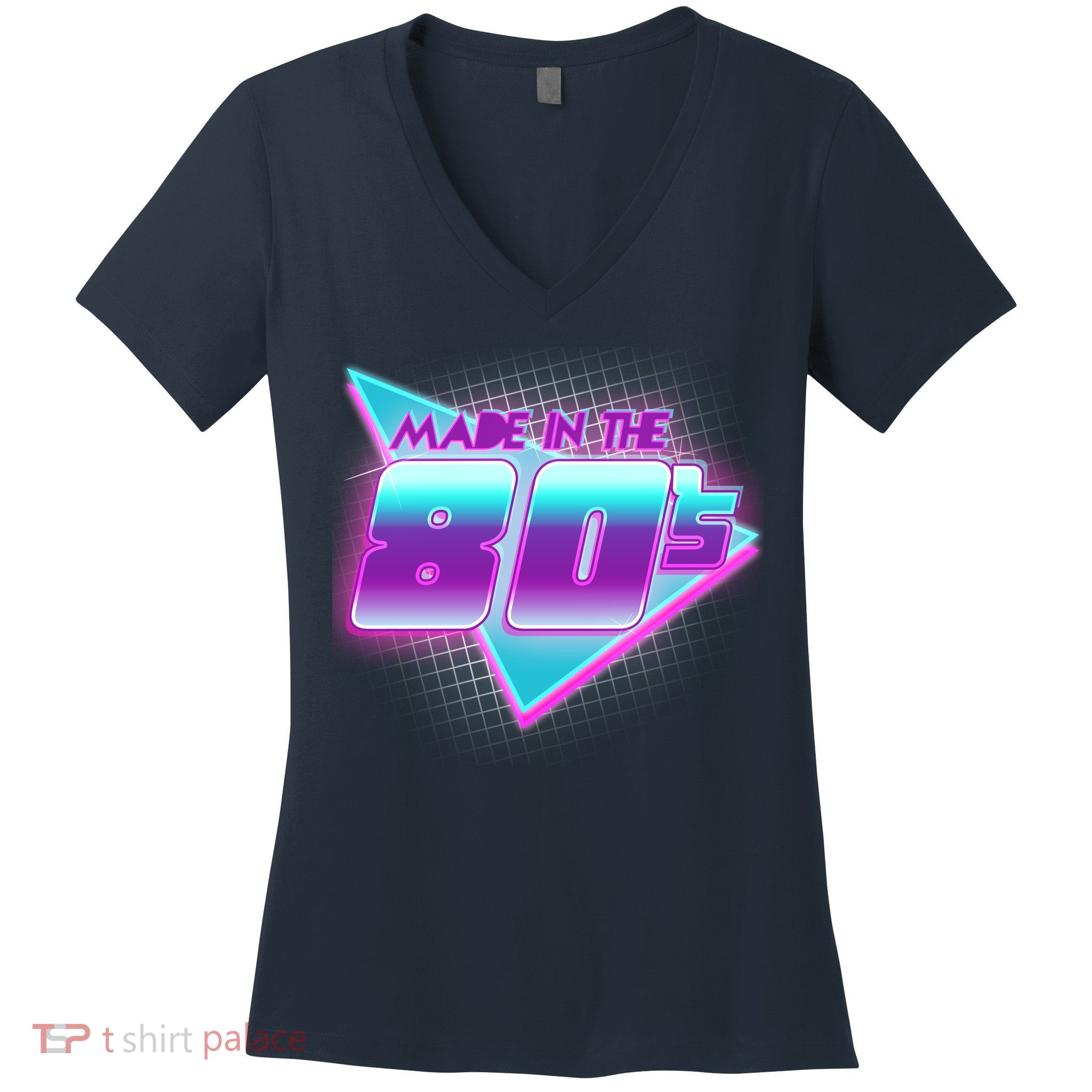 Made In The 80's Cool Retro 1980s Women's V-Neck T-Shirt