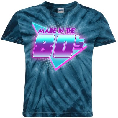 Made In The 80's Cool Retro 1980s Kids Tie-Dye T-Shirt