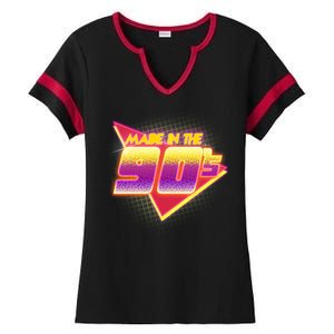 Made In The 90s Retro Ladies Halftime Notch Neck Tee