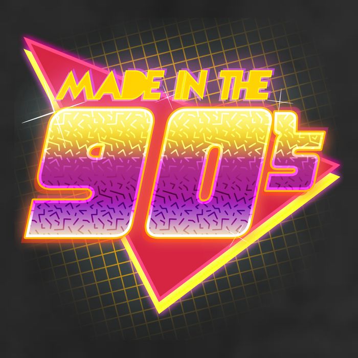Made In The 90s Retro Garment-Dyed Fleece Hoodie