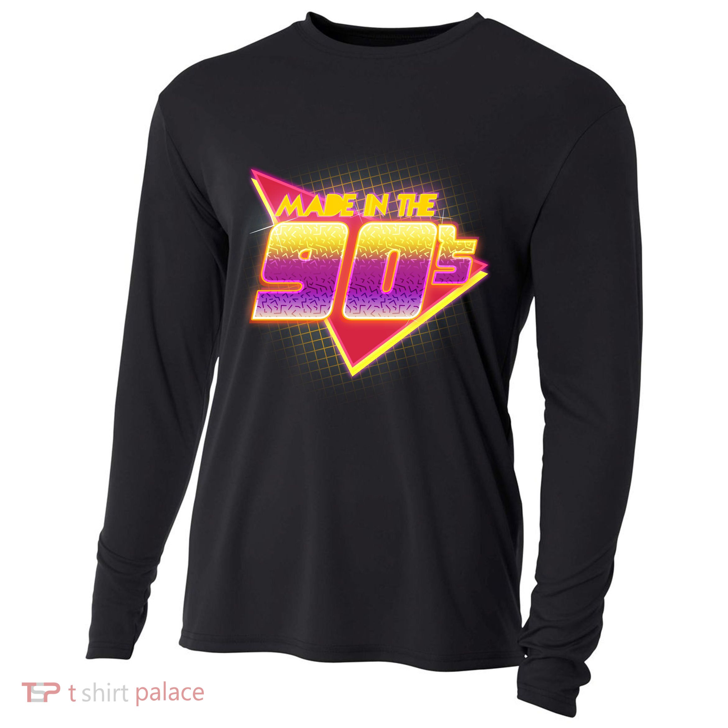 Made In The 90s Retro Cooling Performance Long Sleeve Crew
