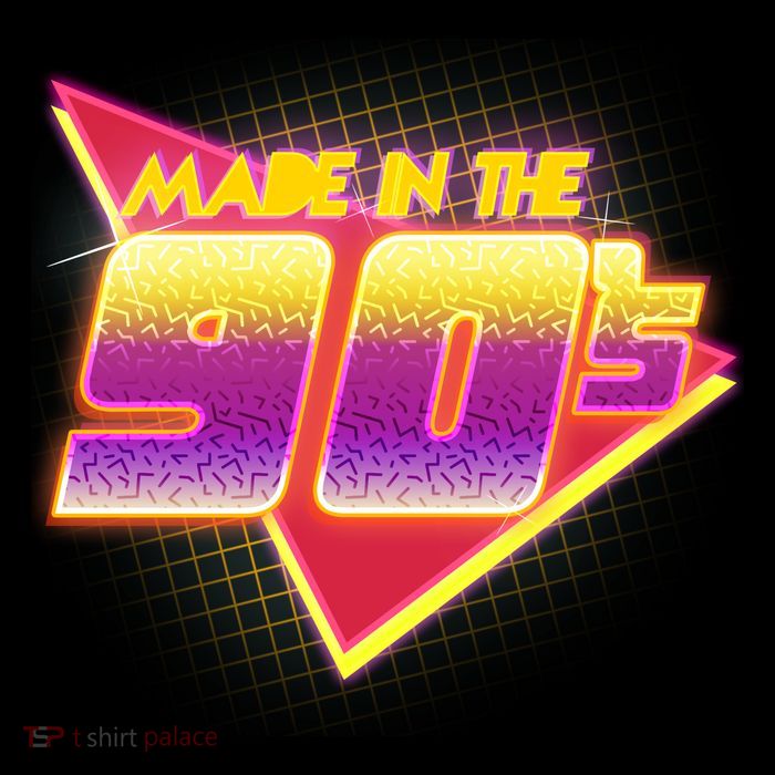 Made In The 90s Retro Poster