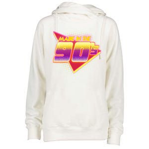 Made In The 90s Retro Womens Funnel Neck Pullover Hood