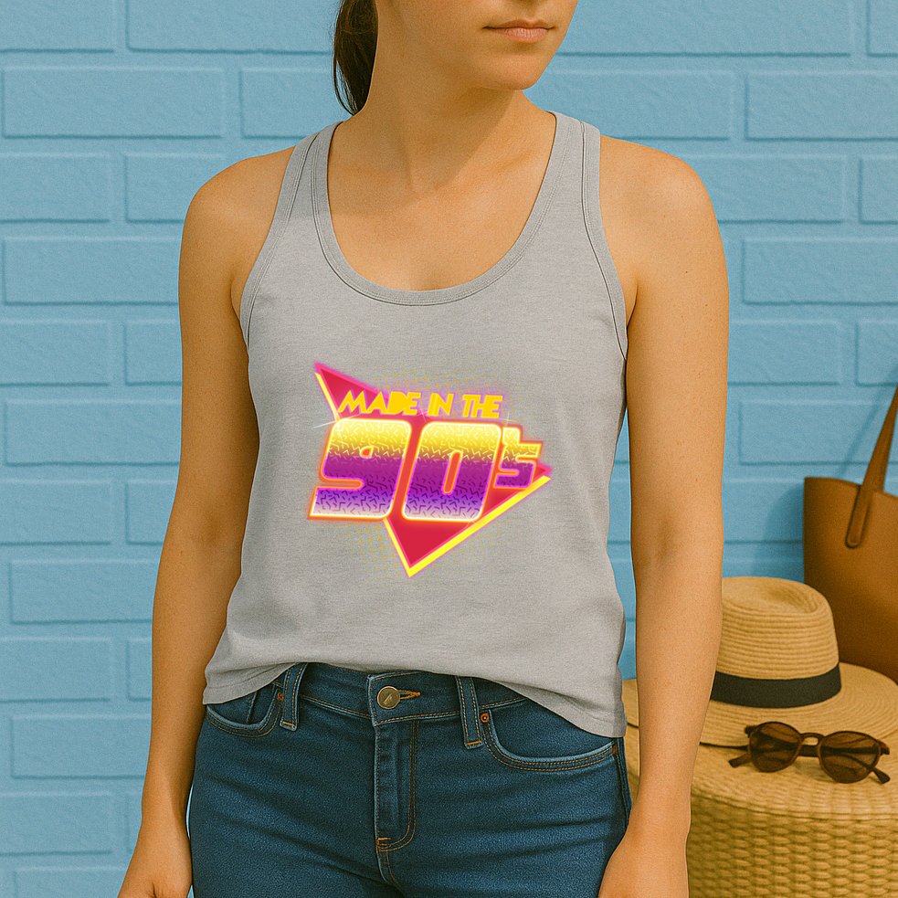 Made In The 90s Retro Womens Tank Top