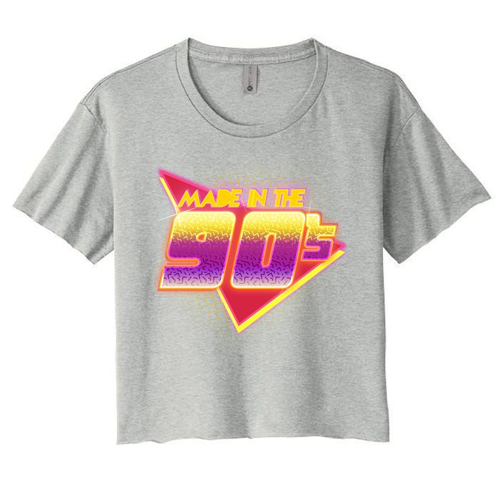 Made In The 90s Retro Women's Crop Top Tee