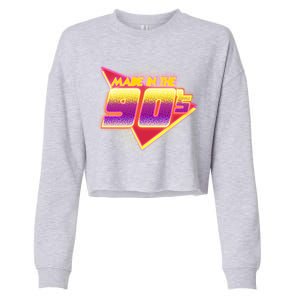 Made In The 90s Retro Cropped Pullover Crew