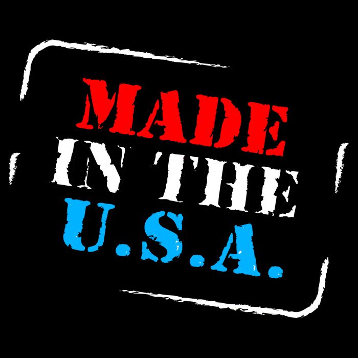Made In The USA Stripe Pom Pom Beanie