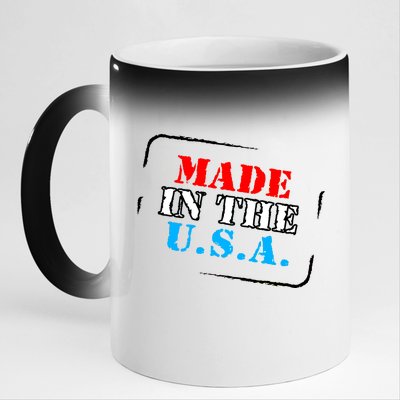 Made In The USA 11oz Black Color Changing Mug