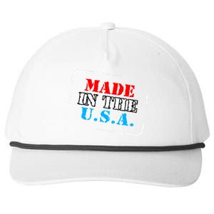 Made In The USA Snapback Five-Panel Rope Hat