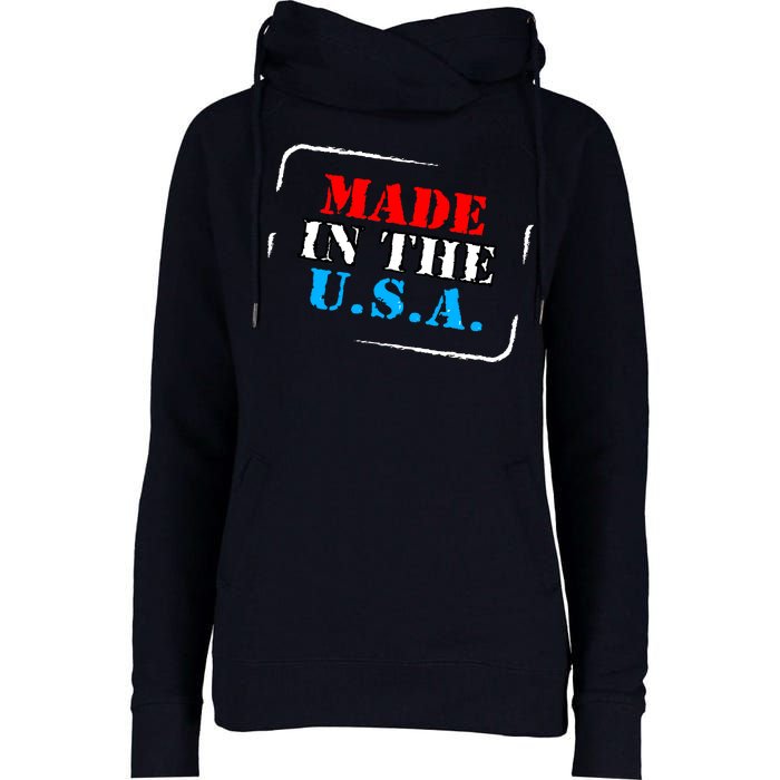 Made In The USA Womens Funnel Neck Pullover Hood