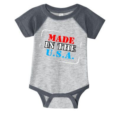 Made In The USA Infant Baby Jersey Bodysuit