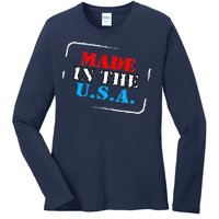 Made In The USA Ladies Long Sleeve Shirt