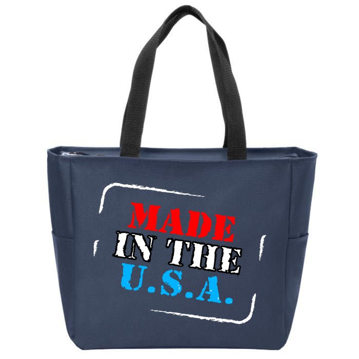 Made In The USA Zip Tote Bag