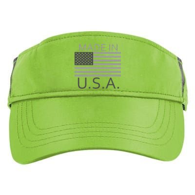 Made In USA Gray Style Adult Drive Performance Visor