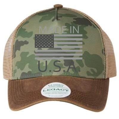Made In USA Gray Style Legacy Tie Dye Trucker Hat