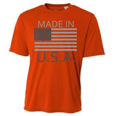 Made In USA Gray Style Cooling Performance Crew T-Shirt