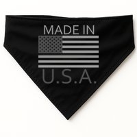 Made In USA Gray Style USA-Made Doggie Bandana