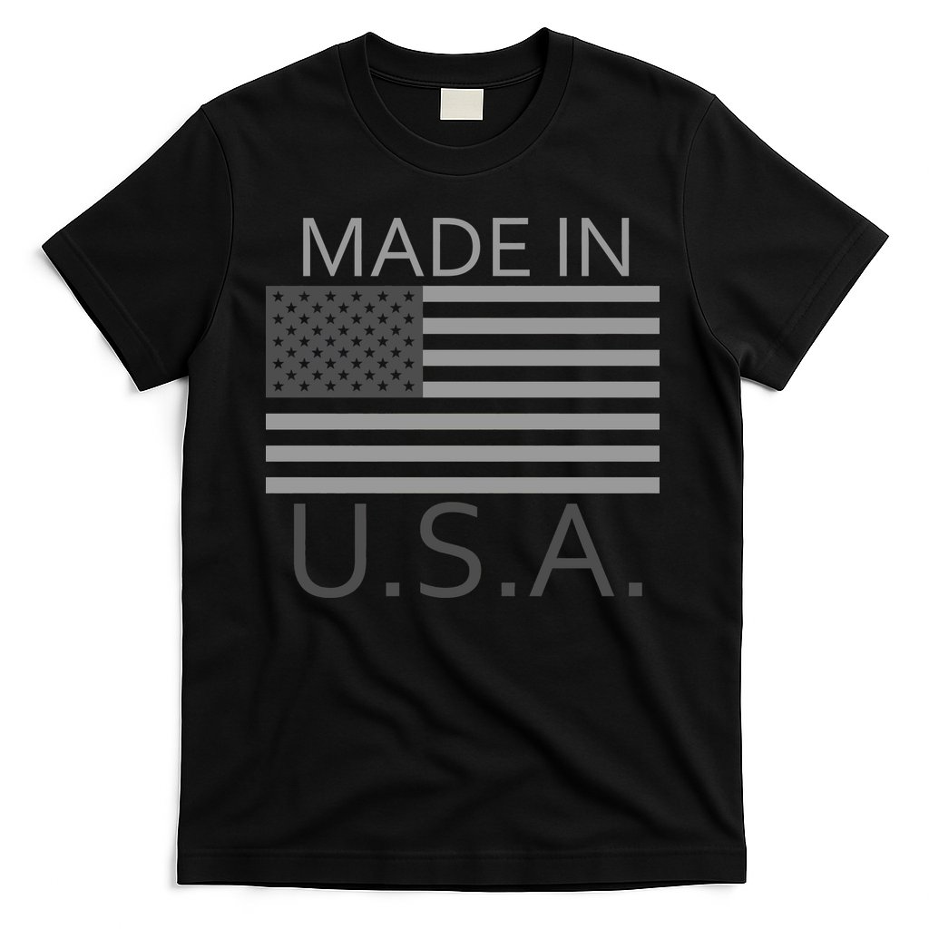 Made In USA Gray Style T-Shirt
