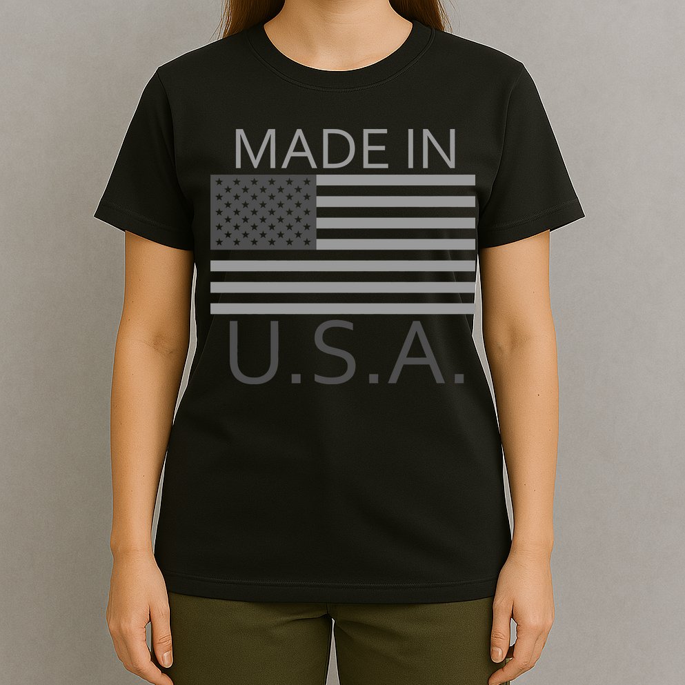 Made In USA Gray Style T-Shirt