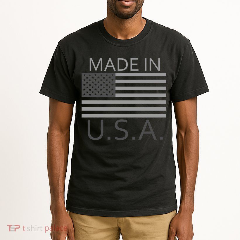 Made In USA Gray Style Tall T-Shirt