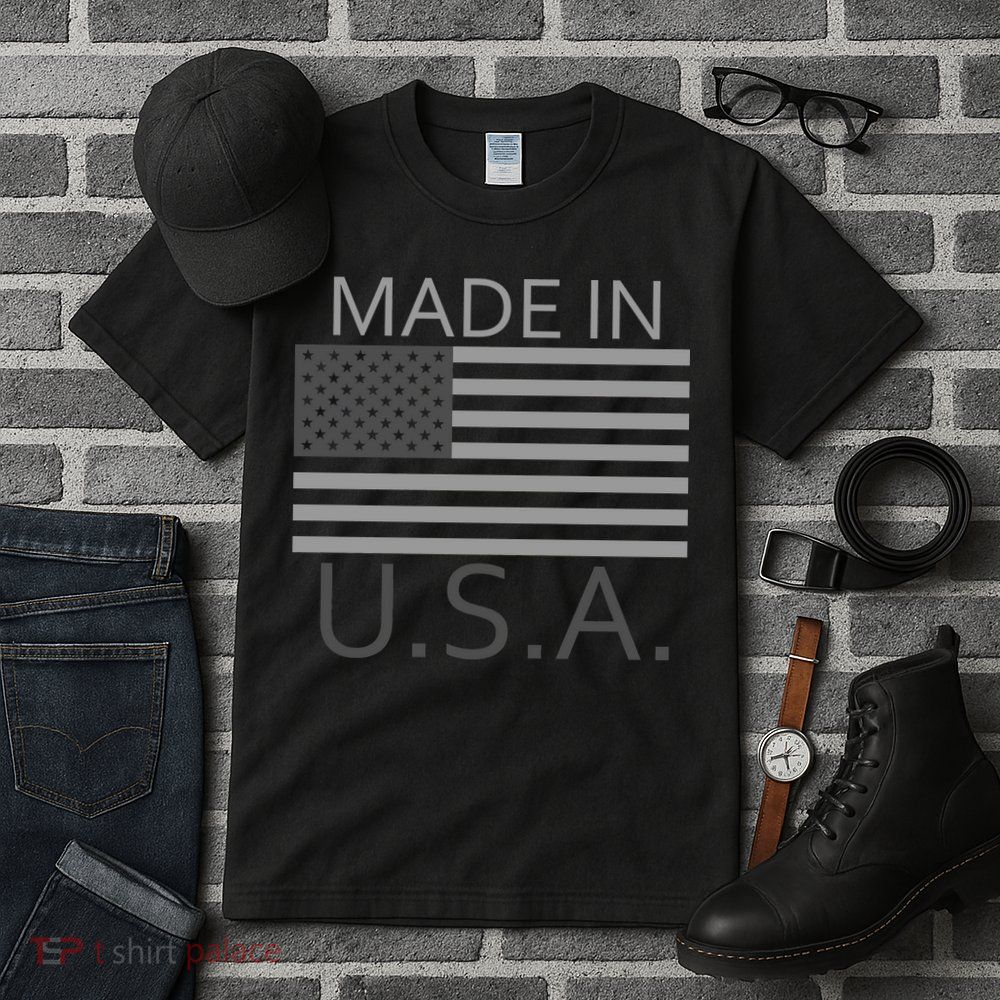 Made In USA Gray Style Tall T-Shirt