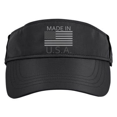 Made In USA Gray Style Adult Drive Performance Visor