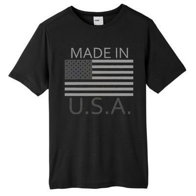 Made In USA Gray Style Tall Fusion ChromaSoft Performance T-Shirt