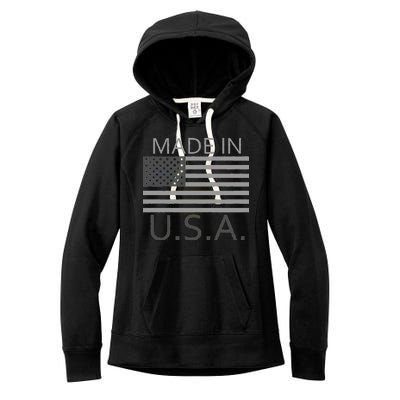 Made In USA Gray Style Women's Fleece Hoodie