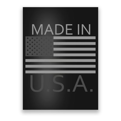 Made In USA Gray Style Poster