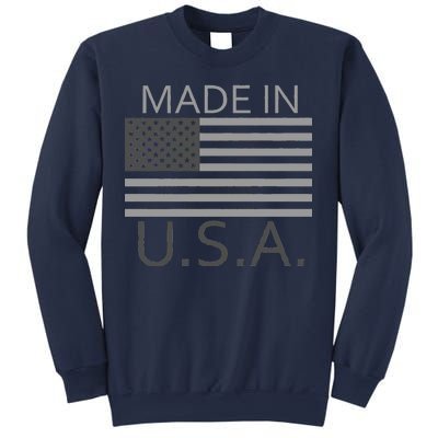 Made In USA Gray Style Sweatshirt