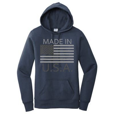 Made In USA Gray Style Women's Pullover Hoodie