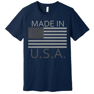 Made In USA Gray Style Premium T-Shirt