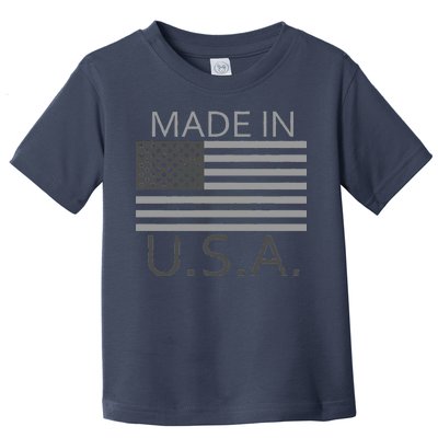 Made In USA Gray Style Toddler T-Shirt