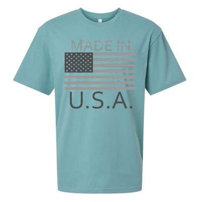 Made In USA Gray Style Sueded Cloud Jersey T-Shirt