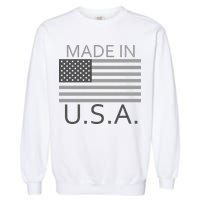Made In USA Gray Style Garment-Dyed Sweatshirt