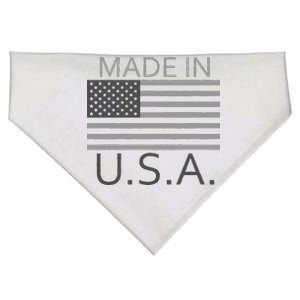 Made In USA Gray Style USA-Made Doggie Bandana