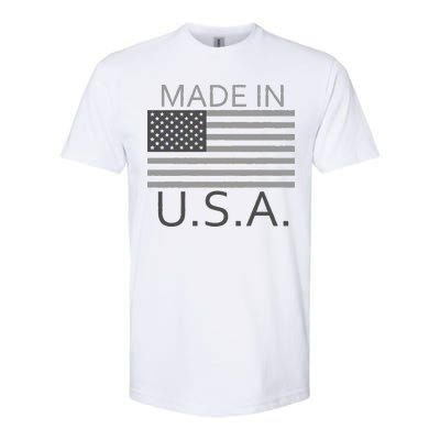 Made In USA Gray Style Softstyle CVC T-Shirt