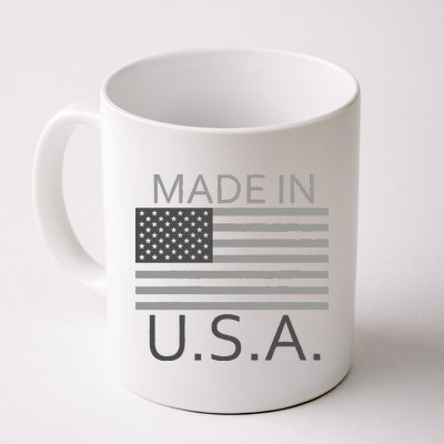 Made In USA Gray Style Coffee Mug