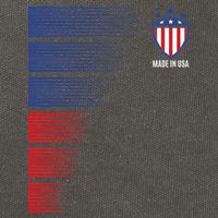 Made In USA Soccer Team Flag Cotton Canvas Backpack