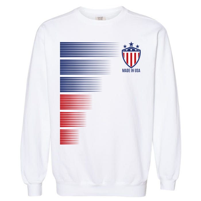 Made In USA Soccer Team Flag Garment-Dyed Sweatshirt