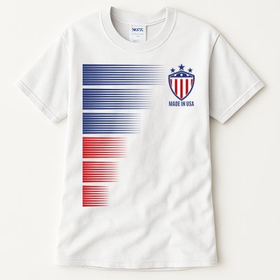 Made In USA Soccer Team Flag Tall T-Shirt