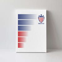 Made In USA Soccer Team Flag Canvas