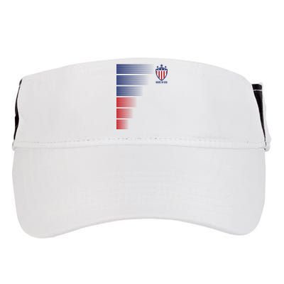 Made In USA Soccer Team Flag Adult Drive Performance Visor