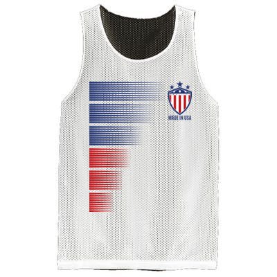Made In USA Soccer Team Flag Mesh Reversible Basketball Jersey Tank