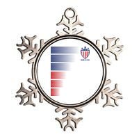 Made In USA Soccer Team Flag Metallic Star Ornament